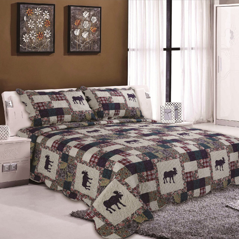 Polyester Animal Print Bedspread