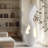 White High-Density Foam Free Form Floor Lamps