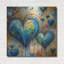  «Painted Hearts» par Rey Klimt, art mural en métal, 36 po x 36 po-1922150165