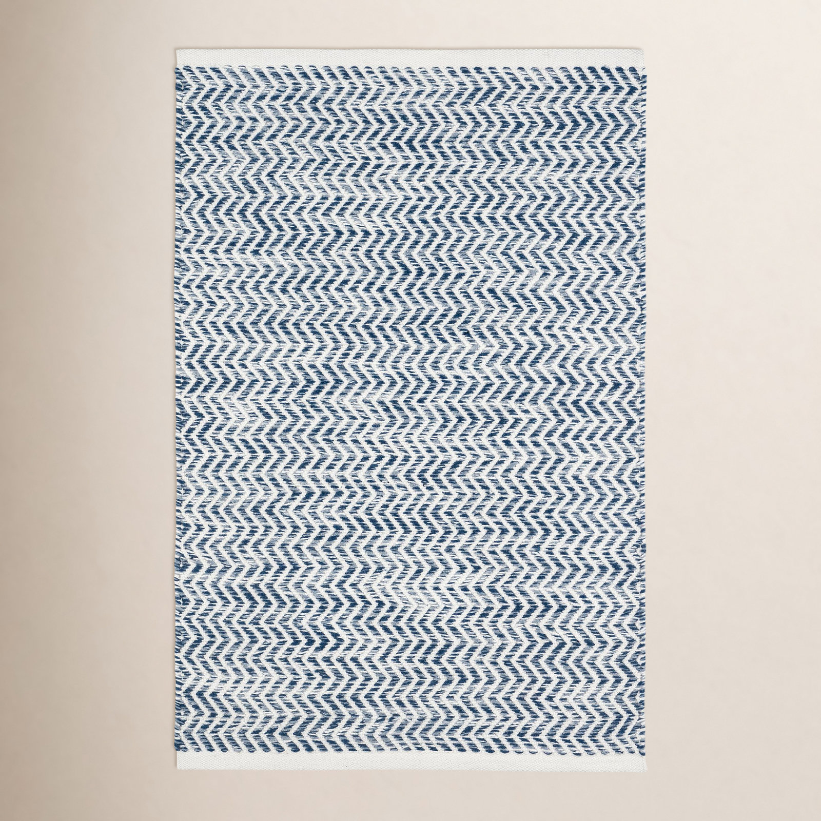 Coastal Blue Handwoven Indoor/Outdoor Rug, Rectangle 3' x 5'
