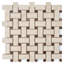 Regalia 12x12 in. Beige, Brown Matte Gres Porcelain Basketweave Mosaic Wall and Floor Tile (5.82 sq ft/case, 6-Pack)-123153480