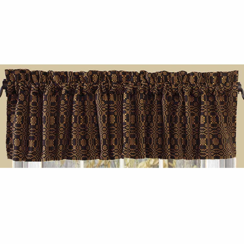 Rhythm Cotton Blend Geometric Window Valance