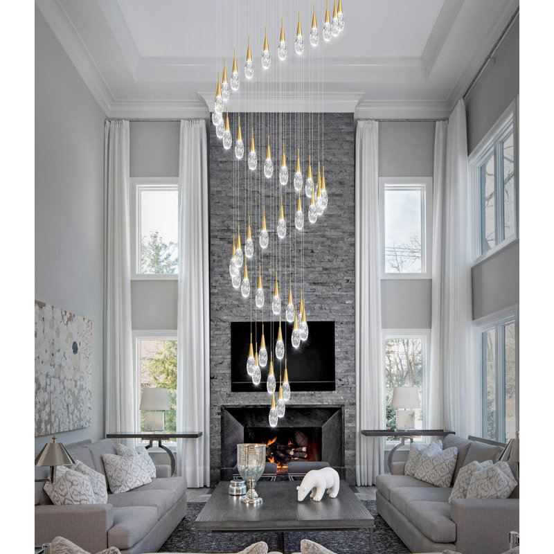 Lustre moderne Lagre, Doré