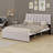 Upholstered Platform Bed With Trundle-1275679585