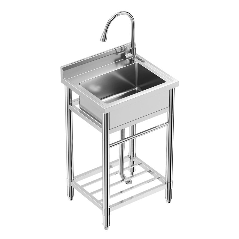 304 Stainless Steel Freestanding Sink