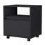 Table de chevet 1 tiroir Wenge-255436315