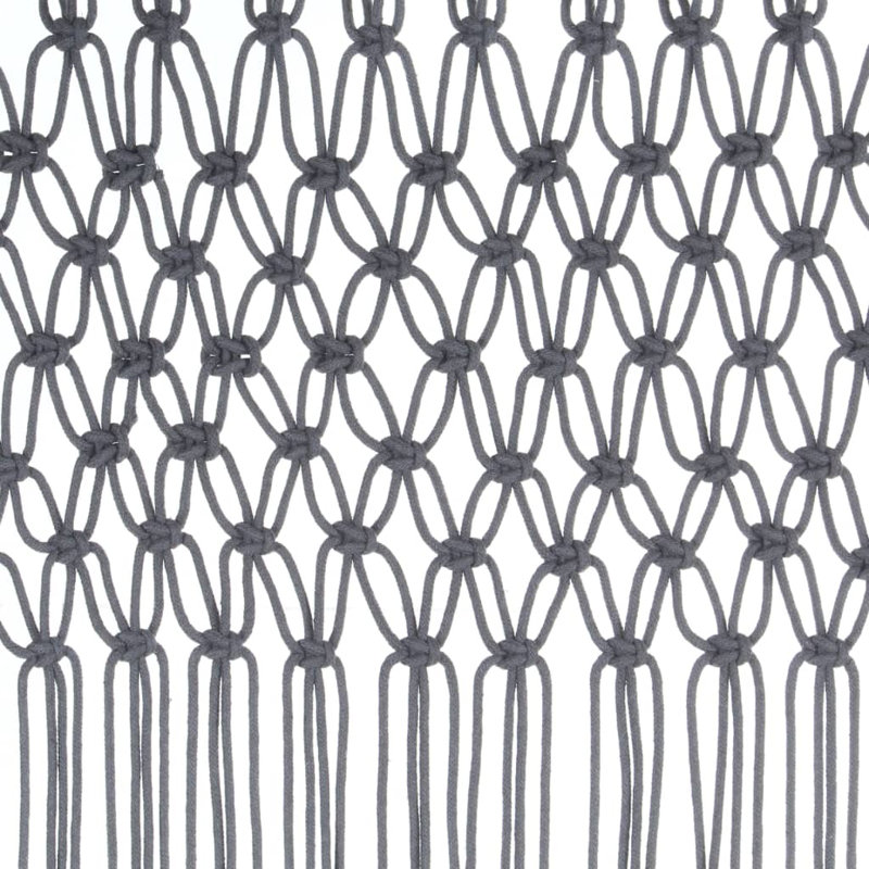 LaSalle Sheer Curtain Single Panel, Anthracite
