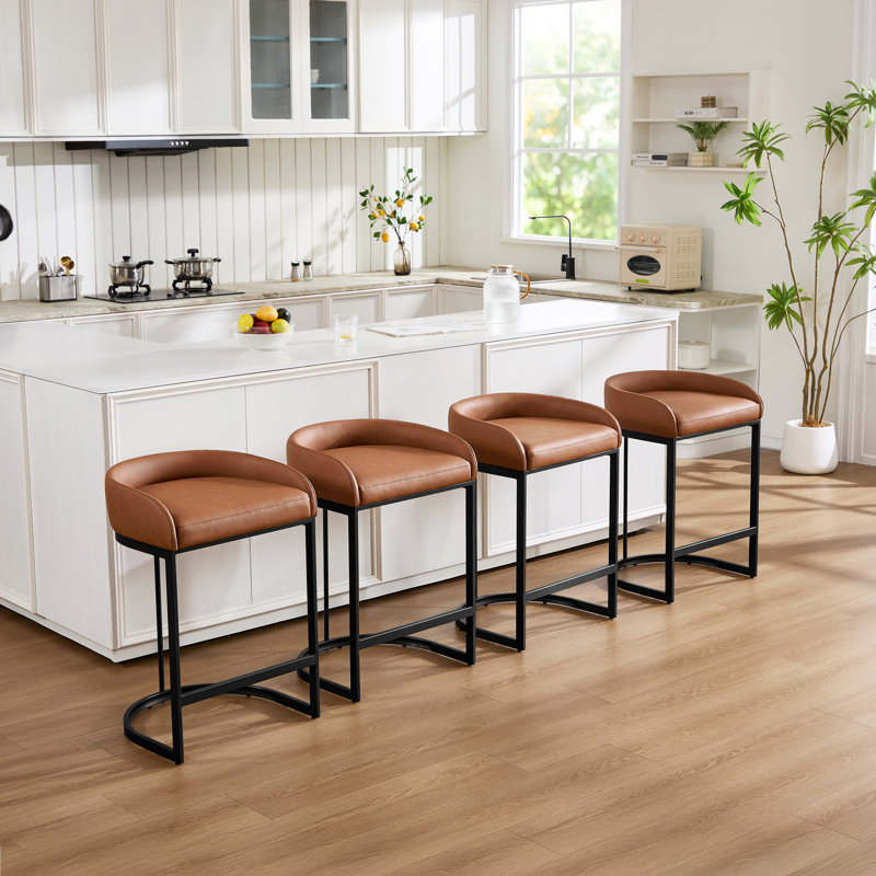 Alrick, Brown Seat/Matte Black Frame