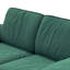 Canapé en velours compact avec rangement caché, causeuse 2 places-2056540157
