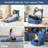 Adjustable Reclining Erogonomic Floor Game Chair With Meditation Armrest-942473171