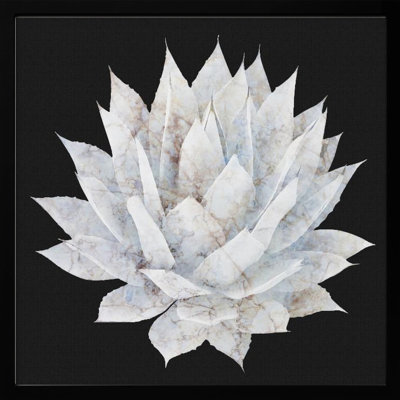 "Agave Agave", art mural texturé encadré