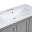 Meuble-lavabo sur pied 36 po style Shaker-1089872883