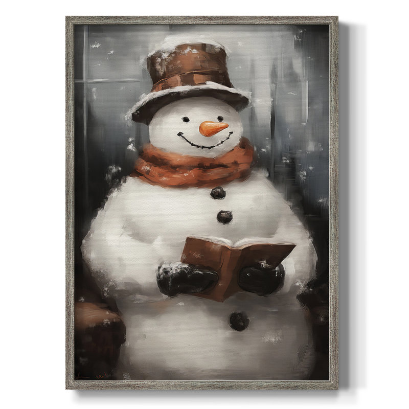 «Christmas Holiday Art», série 2-CXL III, reproduction encadrée - bois massif, H 11 po x l 9 po