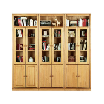 Delbis 223cm H x 222cm W Bookcase
