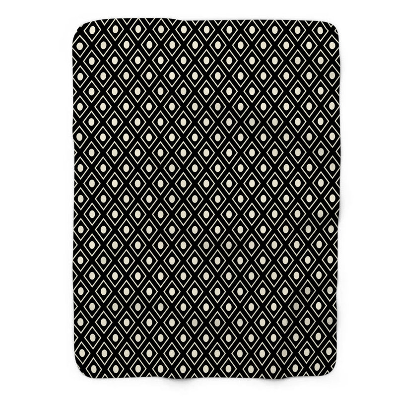 Taches neutres - couverture Sherpa de qualité supérieure 1 pièce 0100, L 60 po x L 80 po