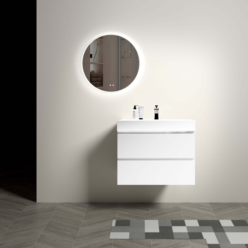 Meuble-lavabo blanc 30 po avec lavabo