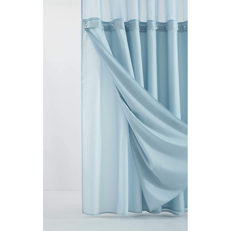 Franklynn Shower Curtain, Sky Blue