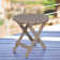 Table d'appoint d'extérieur pliante Brently