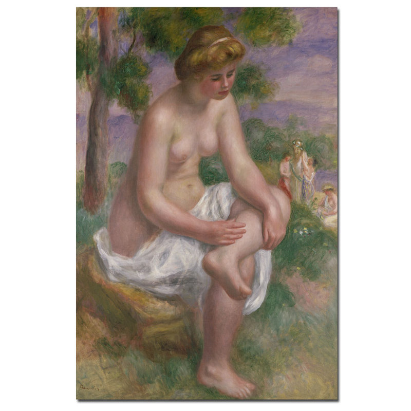« eurydice, 1895-1900 » par pierre-auguste renoir, reproduction d’art sur toile tendue, H 24 po x l 18 po x P 2 po