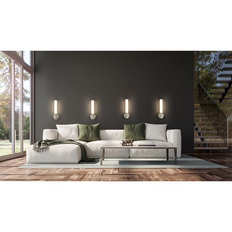 Cochran 1 Light Wall Sconce in Brushed Nickel, Brushed Nickel