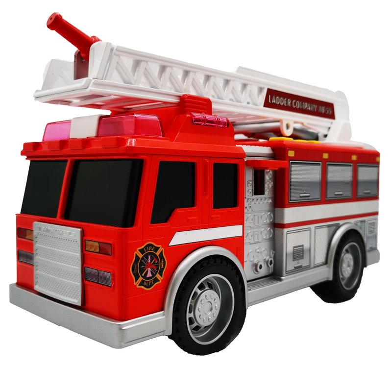 Mighty Wheels: camion de pompier puissant de 10 po