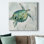 Tortue de verre de mer I - impression sur toile tendue