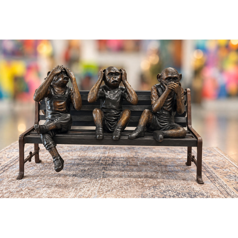 Sculpture en bronze coulé The Unspoken Rules