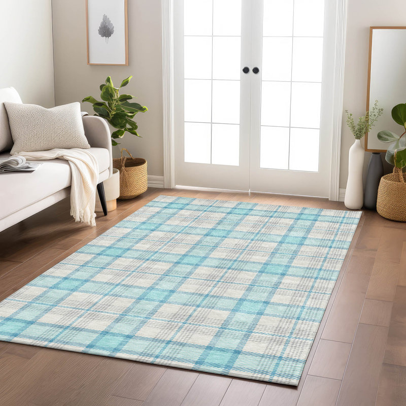 Tapis intérieur / extérieur lavable à la machine Chayden ACN1052, Rectangle 2 pi 6 po x 3 pi 10 po