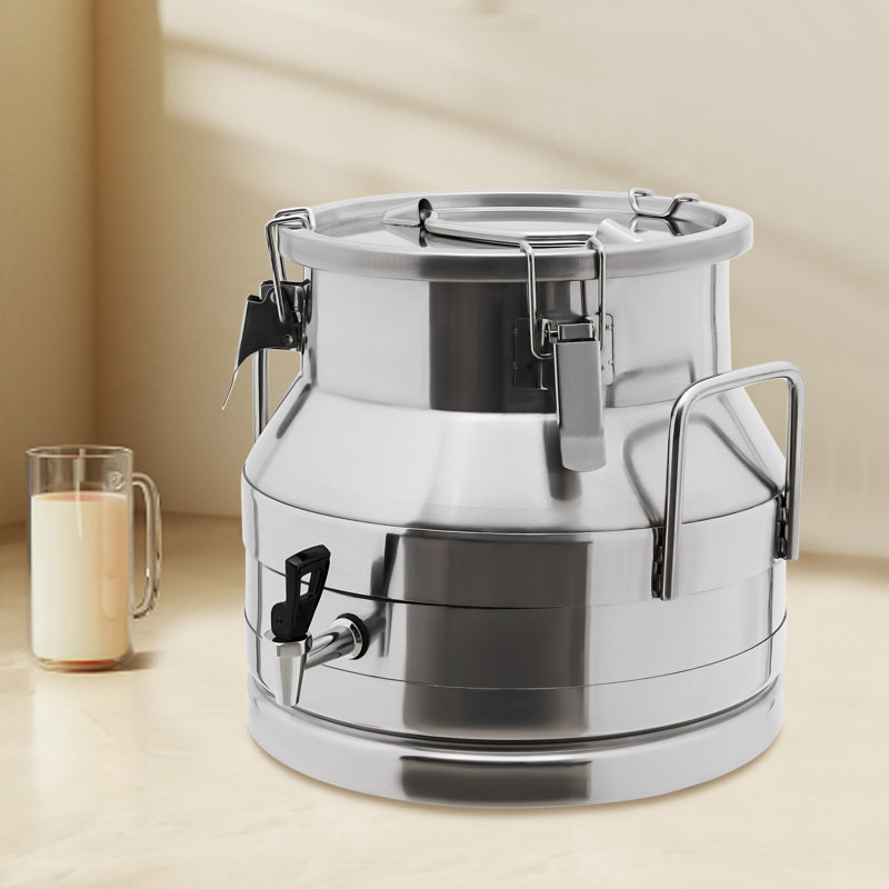 Seau de lait en acier inoxydable Dermio