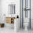 Petref 24'' Wall Mounted Single Bathroom Vanity with Ceramic Top