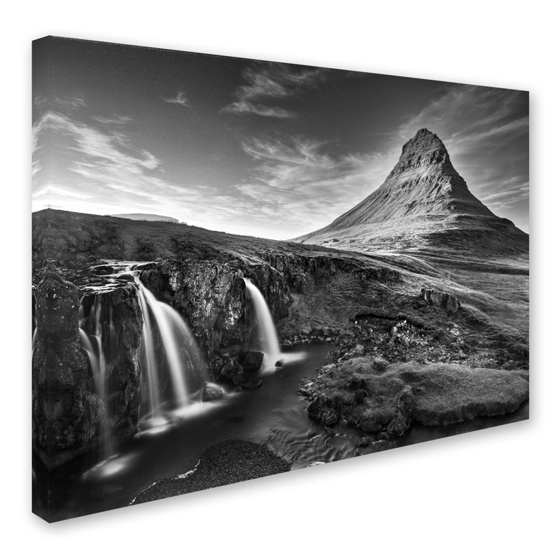 « islande 92 », reproduction de photo sur toile tendue, H 18 po x l 24 po