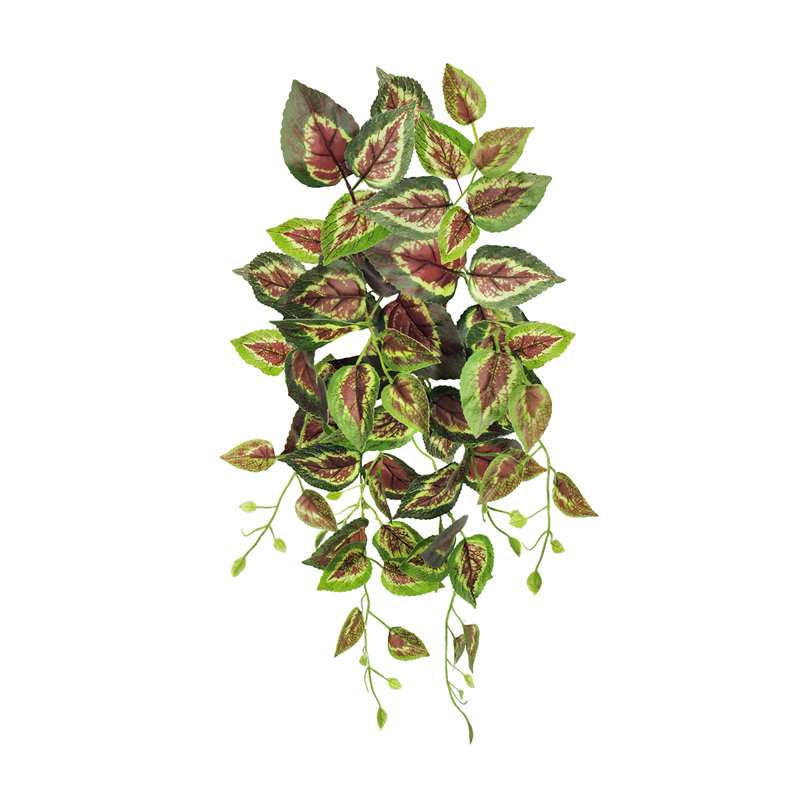 Artificial Coleus Ivy Hanging Plant, 24" H x 12" W x 6" D