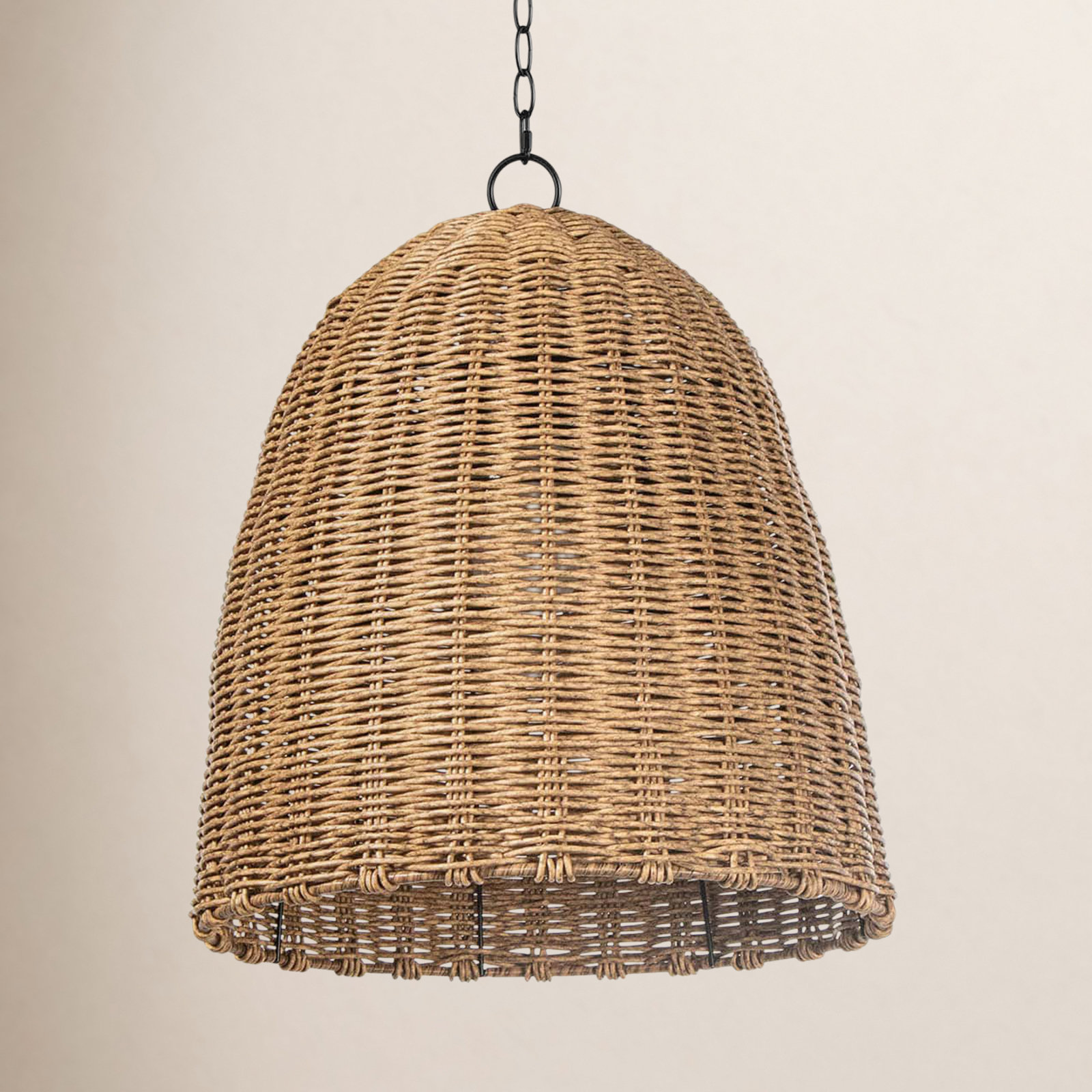 Beehive Outdoor Pendant Light, 24" H x 14.25" W x 14.25" D