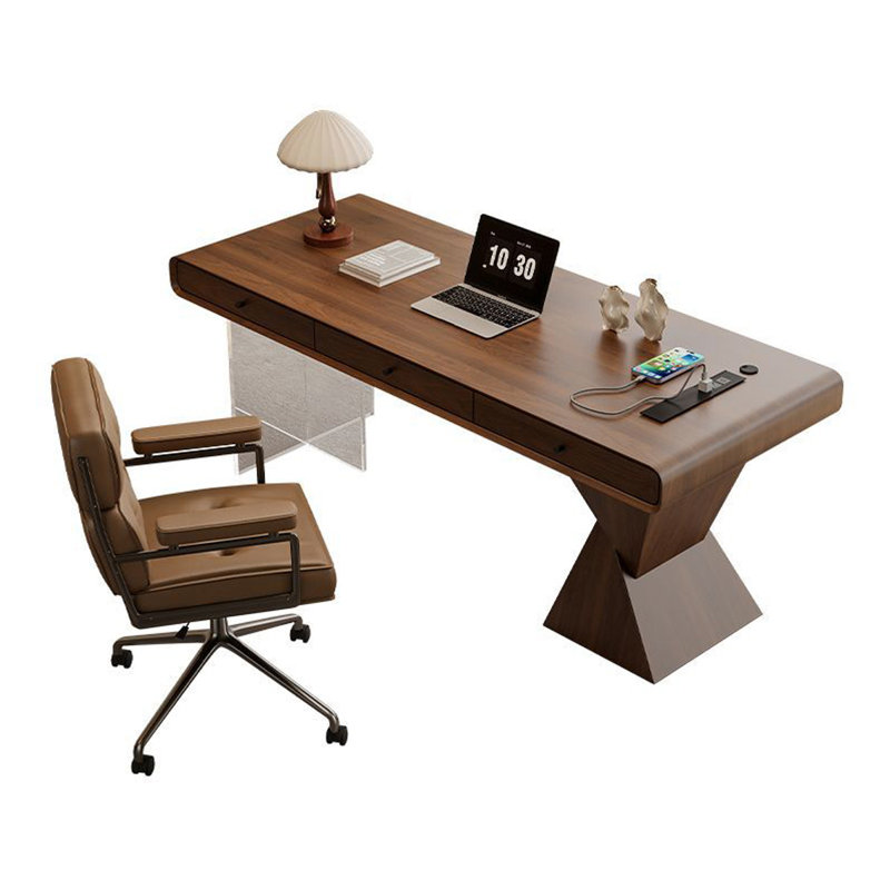 Modern minimalist home office desk