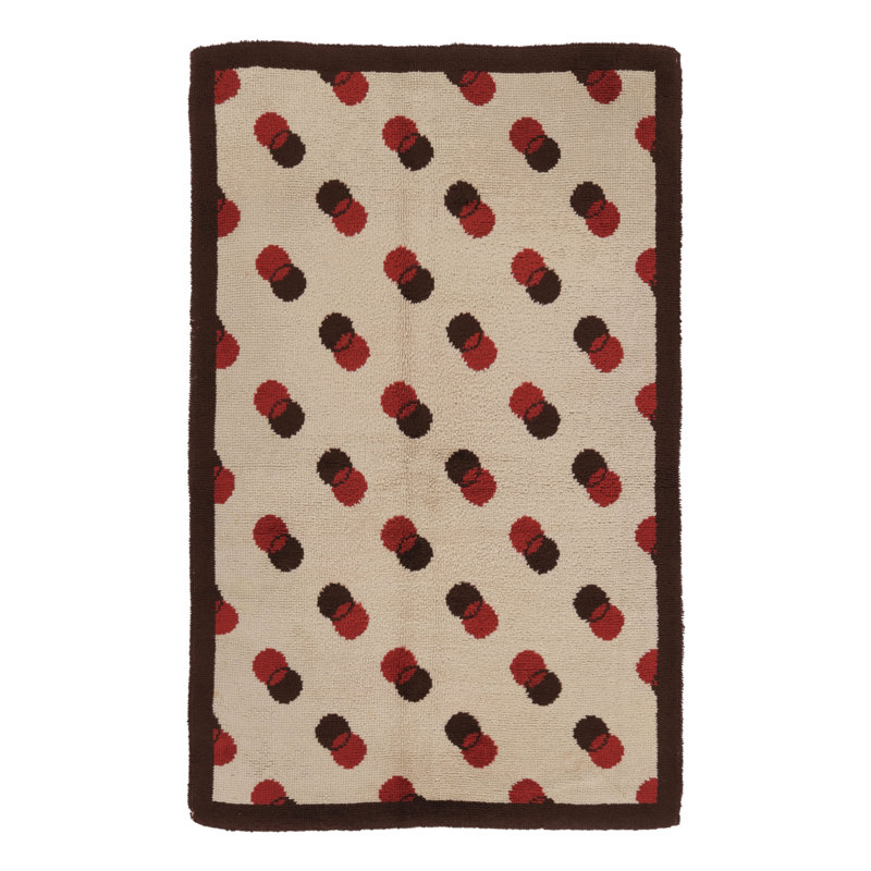 Scandinavian One-of-a-Kind 4'7x7'2 Hand Knotted Area Rug