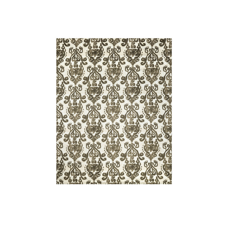 Tapis beige / brun Moxley, Rectangle 8 pi x 10 pi