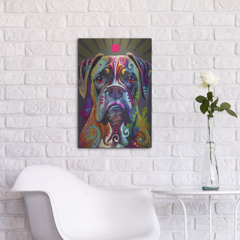 «Boxer» par Dean Russo, H 24 po x l 16 po