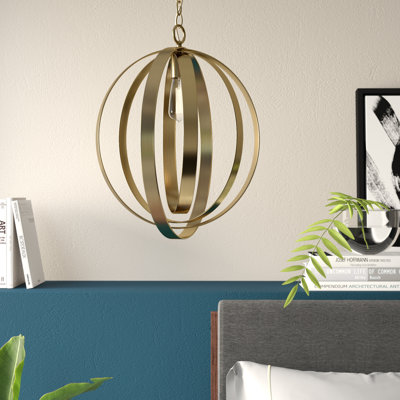 Luminaire suspendu sphère 1 lumière Genero
