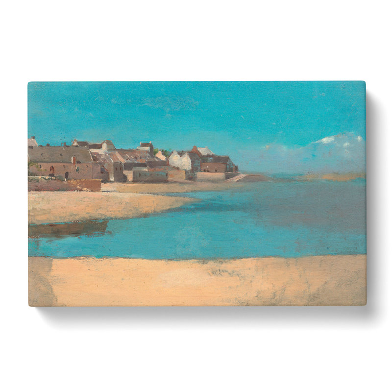 Village by Odilon Redon - Wrapped Canvas, 40cm H x 60cm W x 3cm D