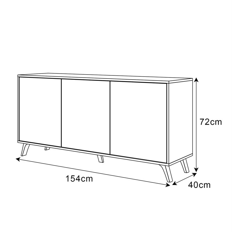 Khouribga 154cm W Chest of Drawers