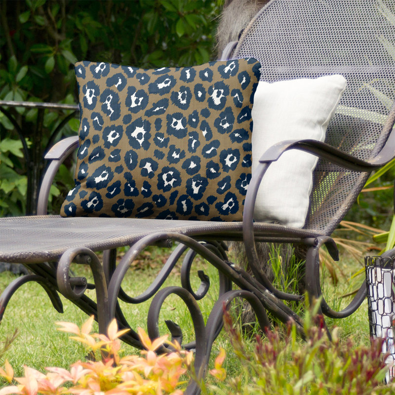 Housse et insert de coussin extérieur Fly, 16 po x 1 po, Brun