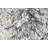 One-of-a-Kind 4' x 6'1" New Age Rectangle Silk and Wool Area Rug in Blue and Ivory