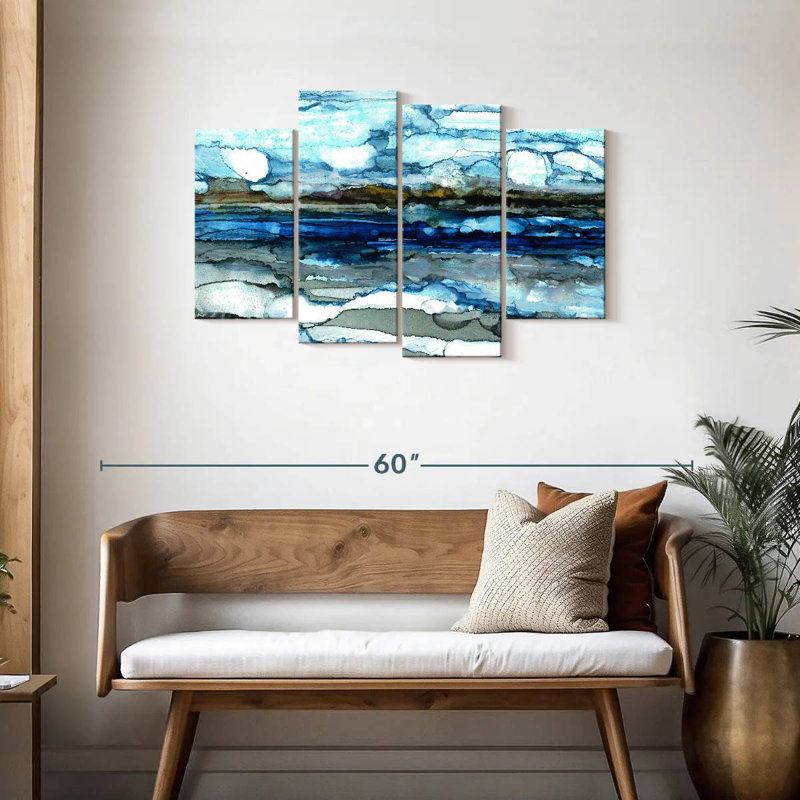 Avery Silver Coast, 27" H x 43" W