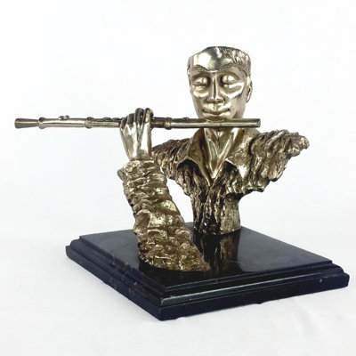 Buste Arpa Art Deco Flutist