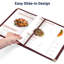 WeChef - Paquet de 30 couvercles de menu 8,5 po x 11 po-116793455-116793453