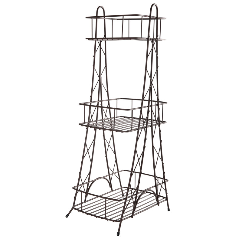 Ville Des Lumieres Metal Bathroom Shelves