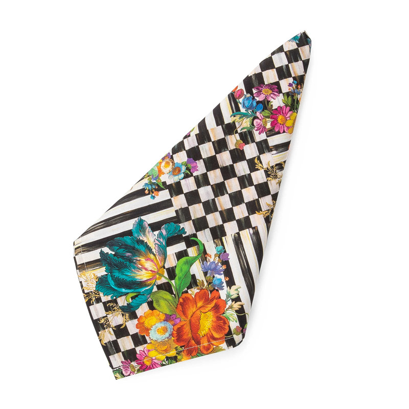 Courtly Check Flower Market Napkin