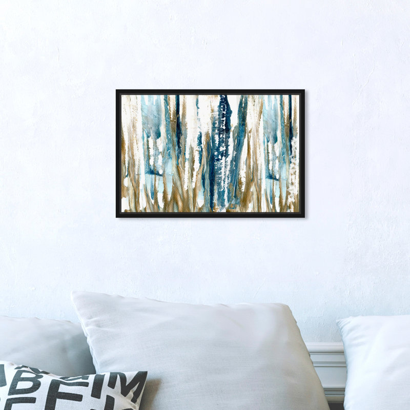 «Abstract Faith», reproduction d'art sur toile, H 16 po x l 24 po x P 1,5 po, Cadre noir