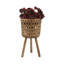 S / 3 POTS À BAMBOU 11/13/15 po NATUREL