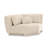 Tov Furniture Misty Cream Boucle Modular L-Sectional
